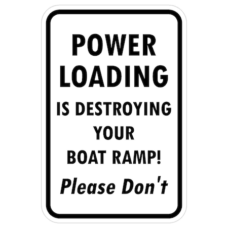 Sign Solutions Usa 18 in Height, 12 in Width, Aluminum, Vertical Rectangle DCS08HWT1218CUS00004